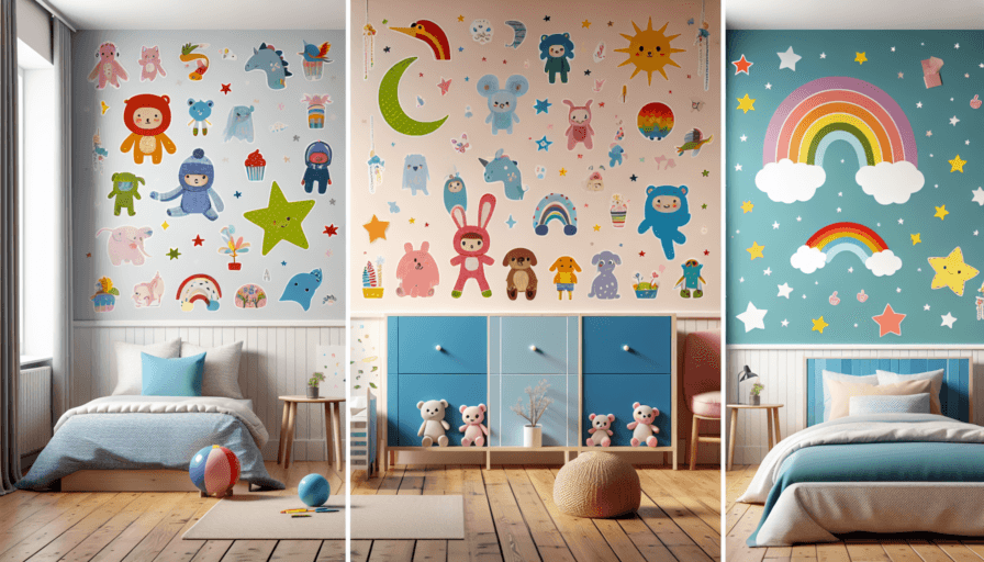 Cómo decorar paredes infantiles con pegatinas personalizadas