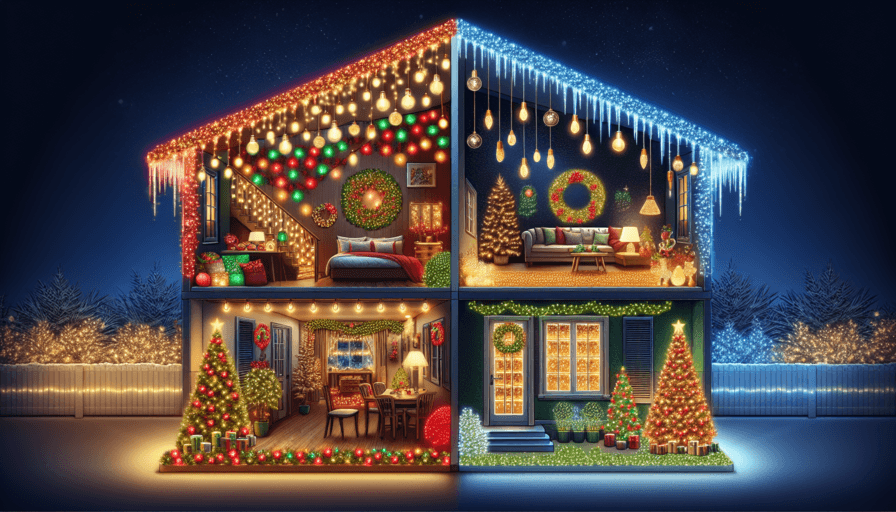Luces navideñas: Trucos para decorar dentro y fuera de casa