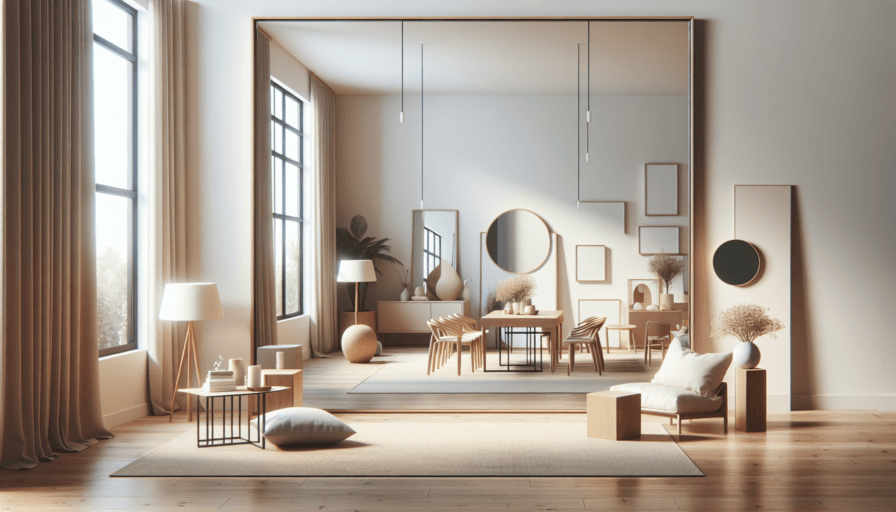 Cómo usar espejos para ampliar visualmente los espacios