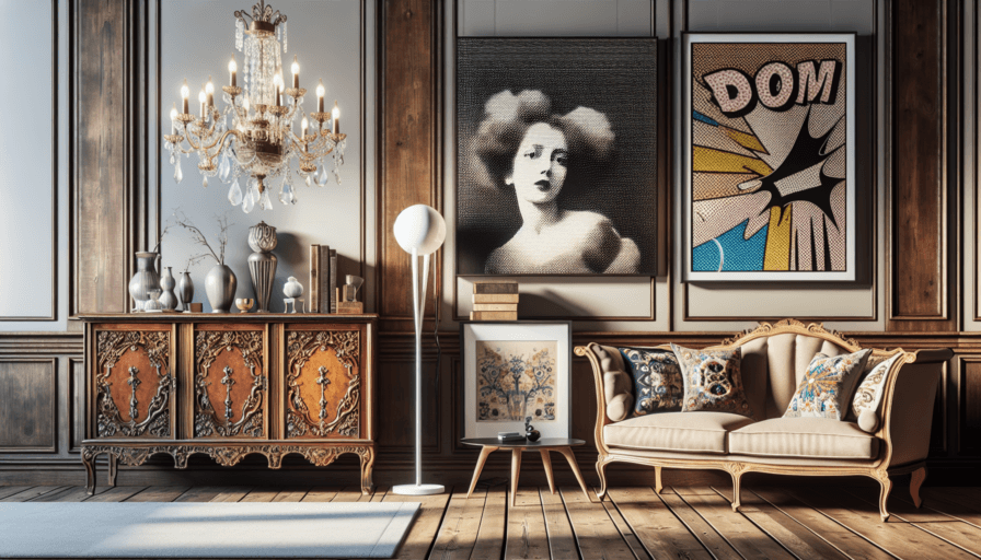 Formas de combinar muebles antiguos con elementos modernos