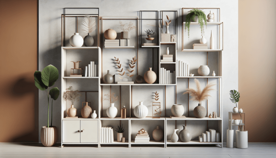 Ideas para organizar y decorar estanterías modernas