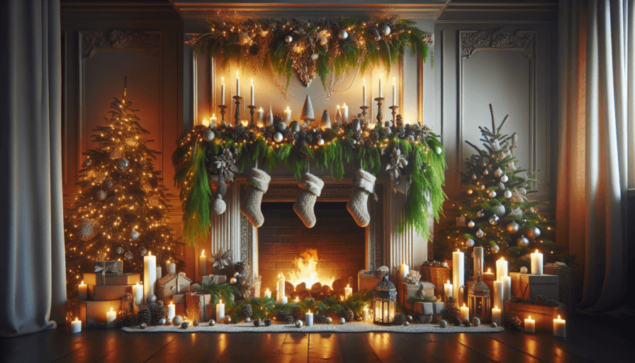 Tips para decorar chimeneas en Navidad con estilo