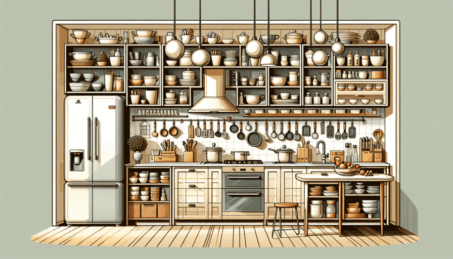 como organizar los muebles de cocina