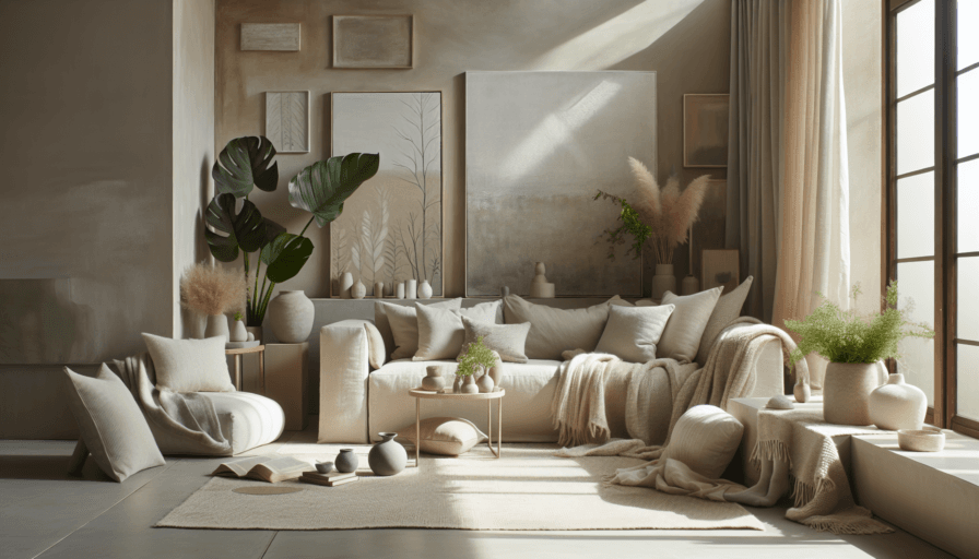 Cómo utilizar tonos neutros para crear ambientes relajantes