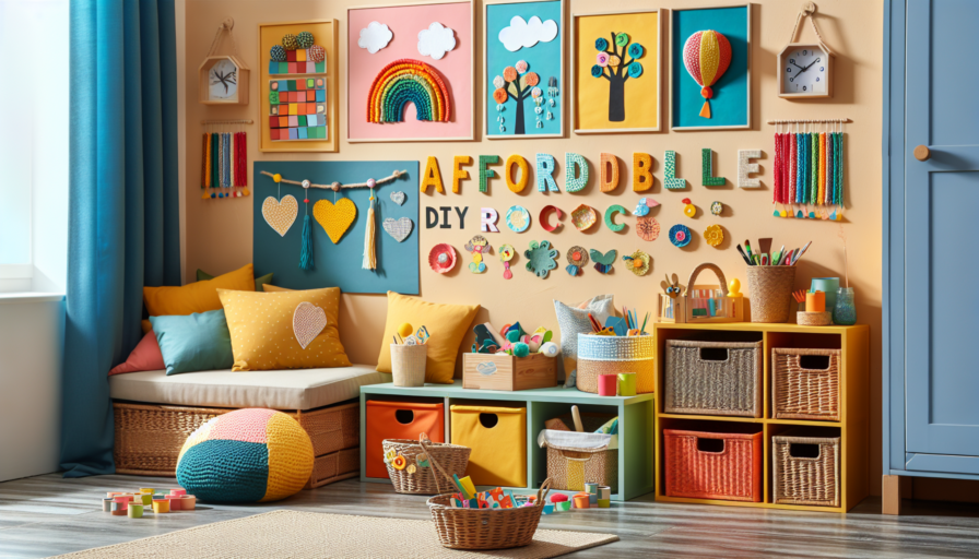 Ideas económicas para decorar cuartos infantiles con manualidades
