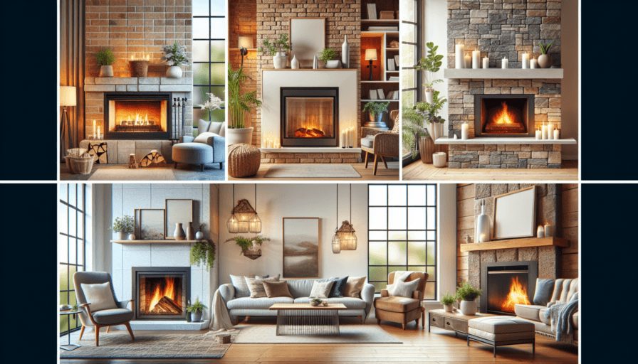 tipos de chimeneas para el salon